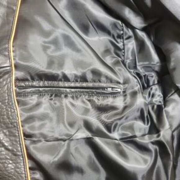 Johnston and murphy men leather jacket size M - Picture 10 of 10